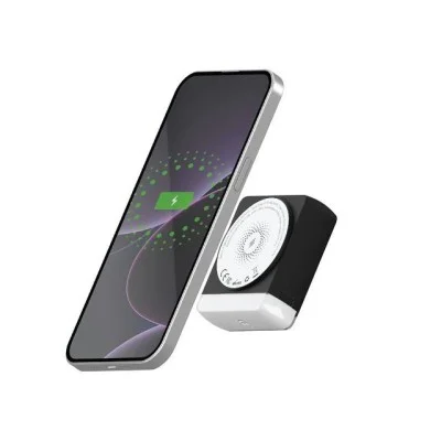 Smartix Premium Spark Magnetic Wireless Power Bank 10000Mah - Black